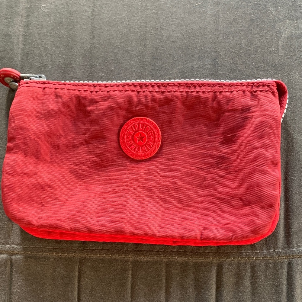 Kipling 2 Tone Red Pouch